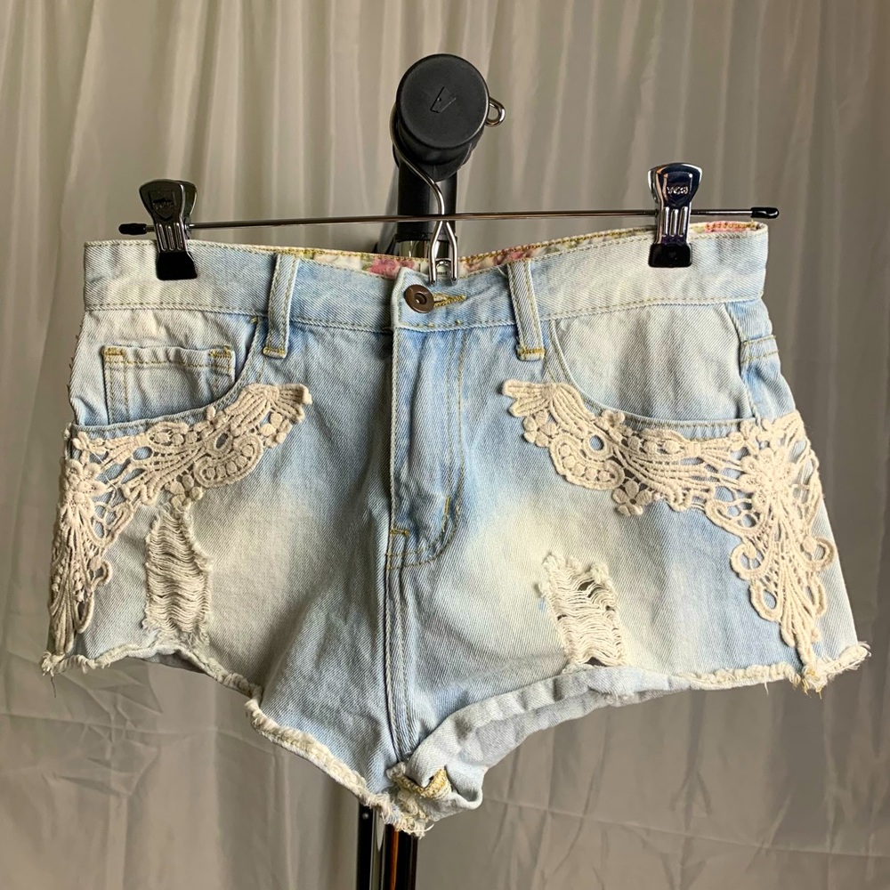 Forever 21 shorts with flowers